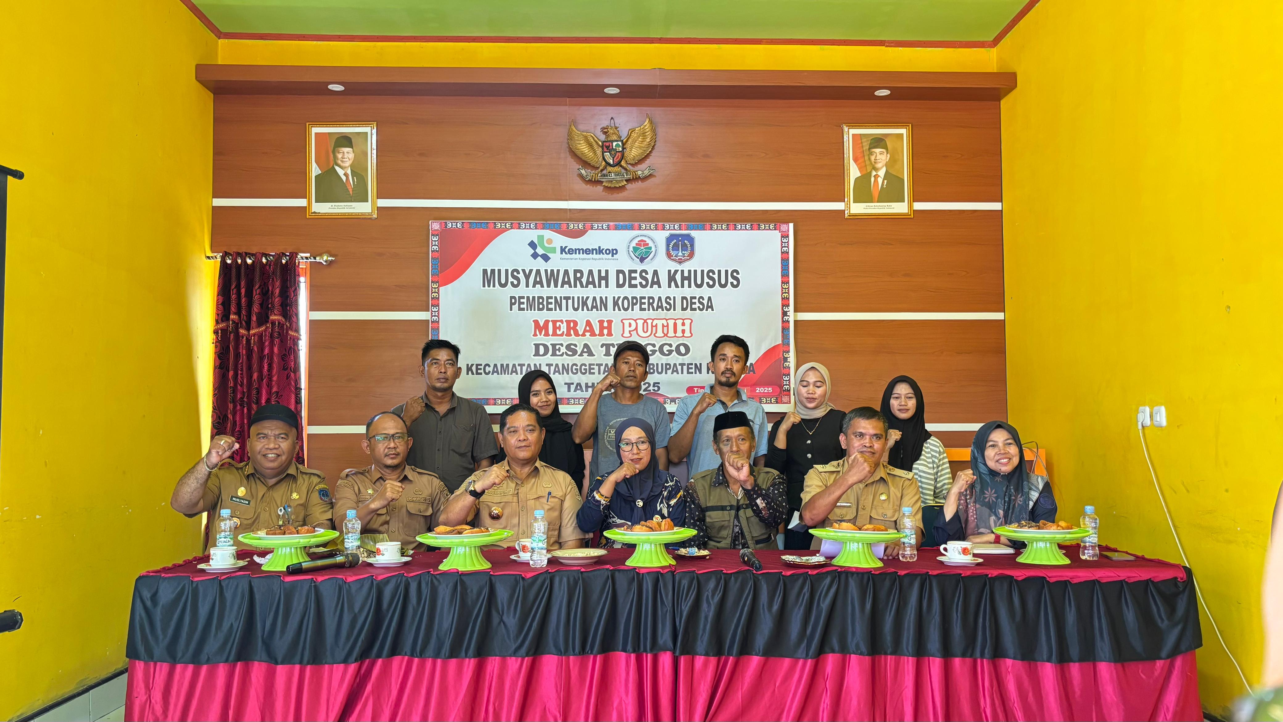 Pembentukan Koperasi Desa Merah Putih Desa Tinggo